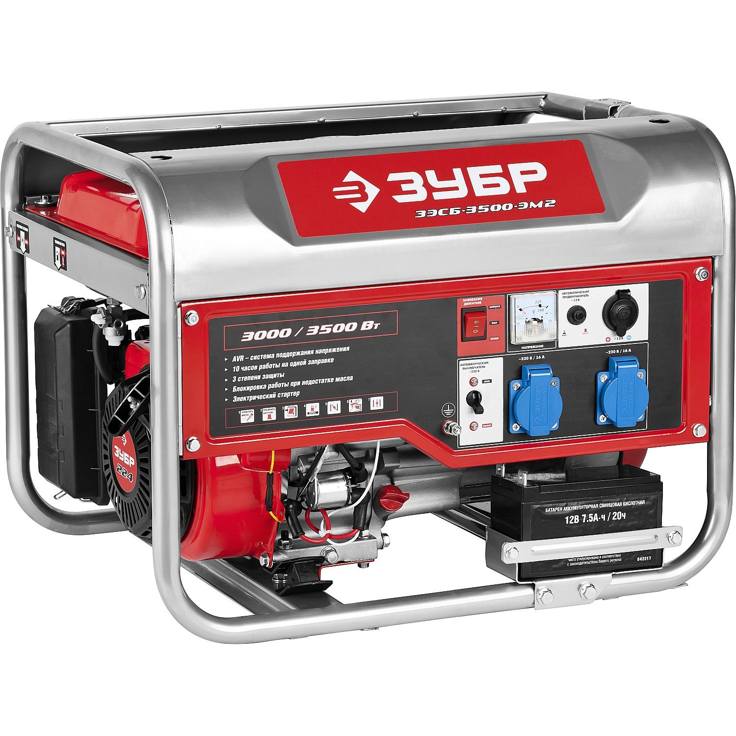 Генератор бензиновый ЗЭСБ-3500-ЭМ2