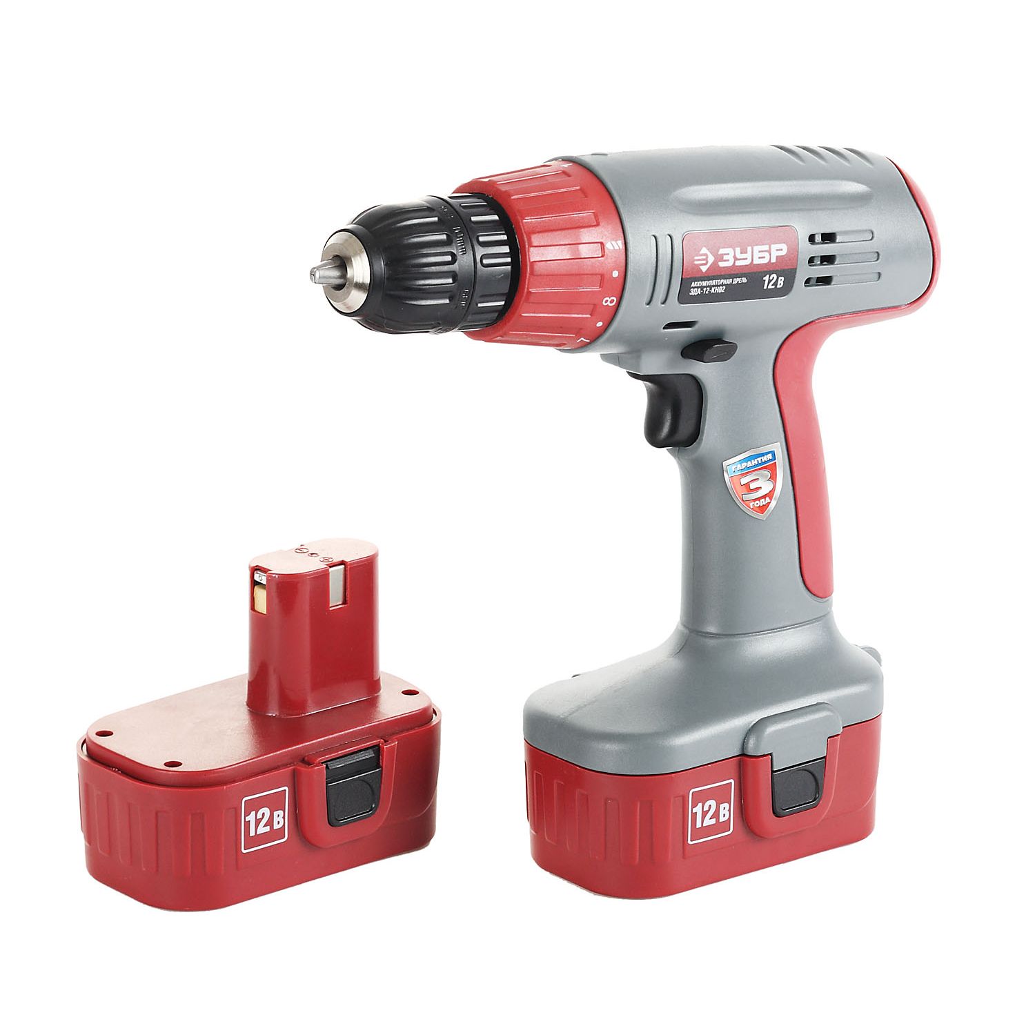 Дрель - шуруповерт, 2 АКБ ЗДА-12-КН02
