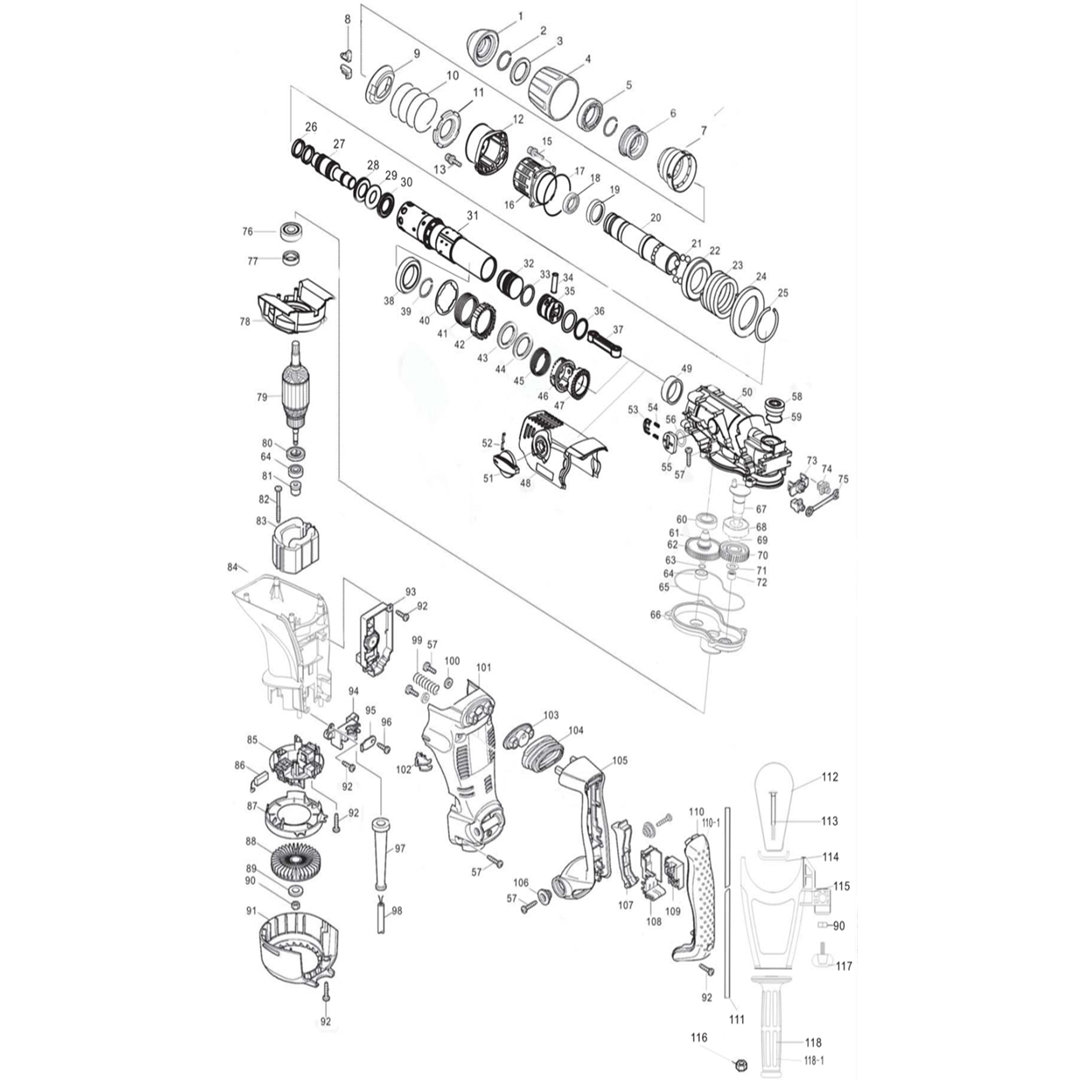 Перфоратор SDS-Max ЗПМ-40-1100 ЭК